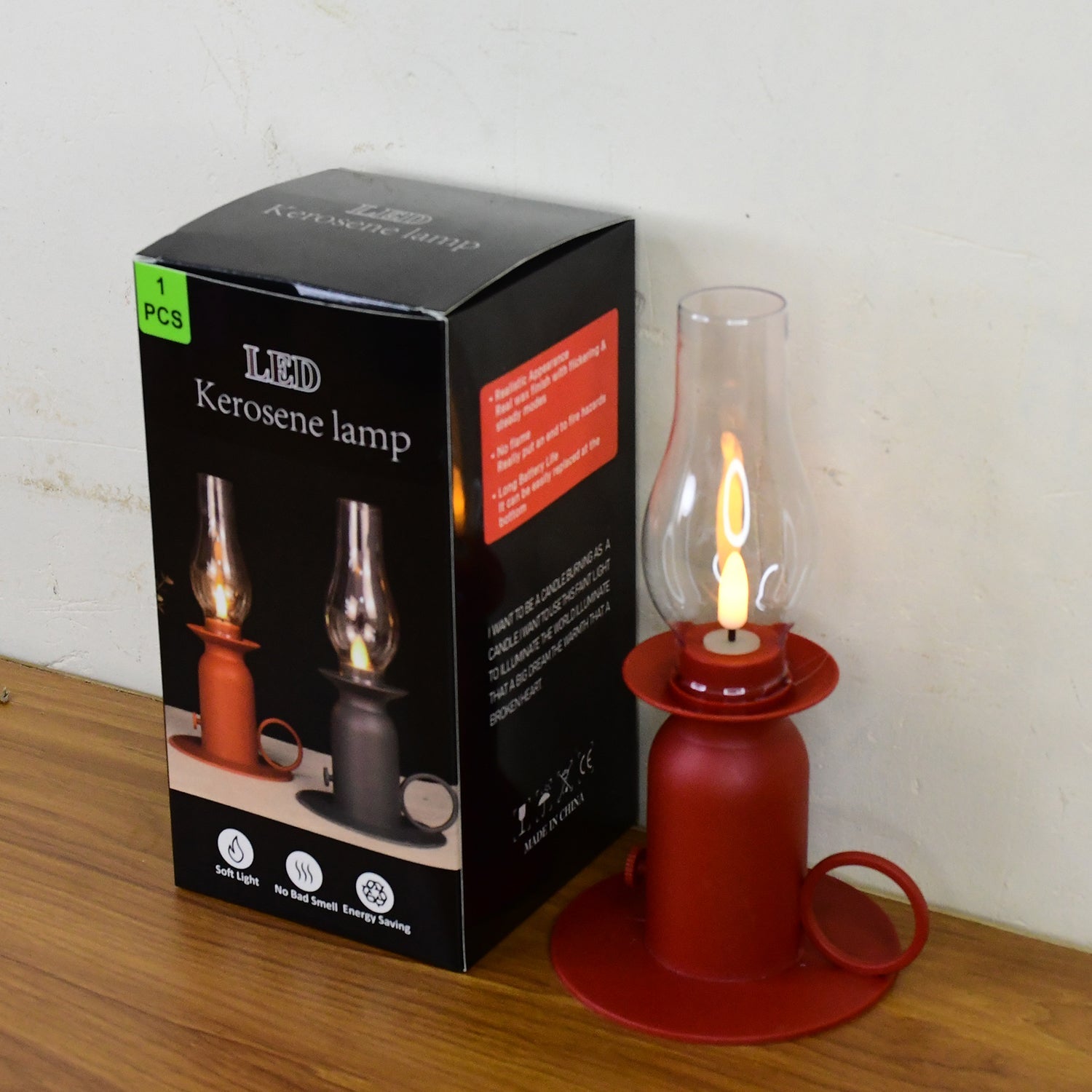 Vintage Style Plastic Candle Light LED Lamp (1 Pc) Vintage Style Plastic Candle Light LED Lamp (1 Pc)